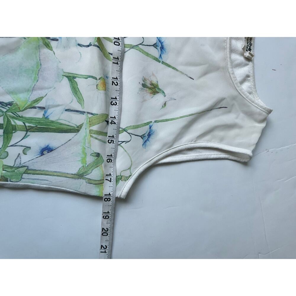 Molly Rackin Floral Sleeveless Top - Women's Size M - Picture 7 of 8